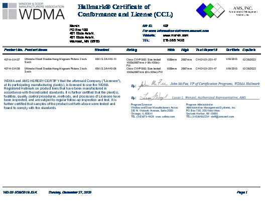 PR CERTIFICATE FL5545 R9 C CAC 514.07.08
