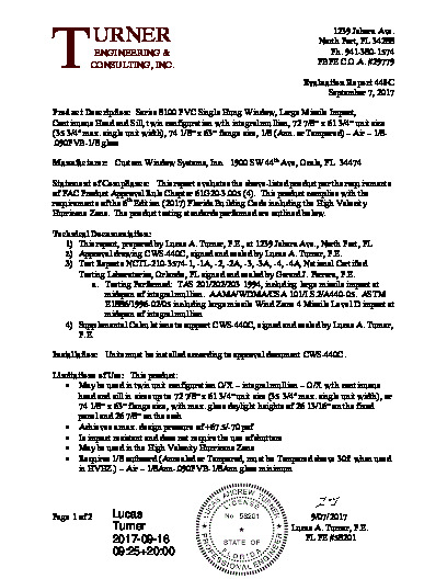 PR TECH DOCS FL5823 R8 AE EVALREPORT440C