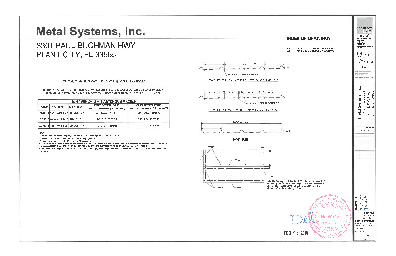PR TECH DOCS FL6508 R4 AE 380149 LOAD TABLE PRODUCT INFO FL6508.3