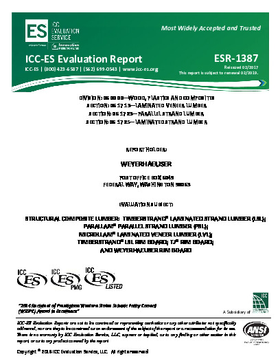 PR TECH DOCS FL6527 R10 AE ESR-1387