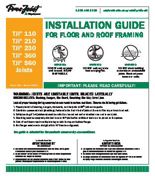 PR INSTL DOCS FL6527 R10 II TJ-9001
