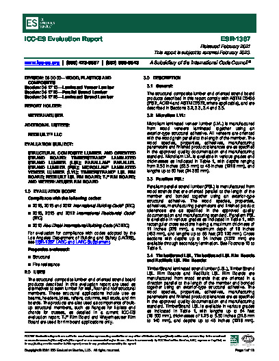 PR TECH DOCS FL6527 R11 AE ESR-1387 2021-02