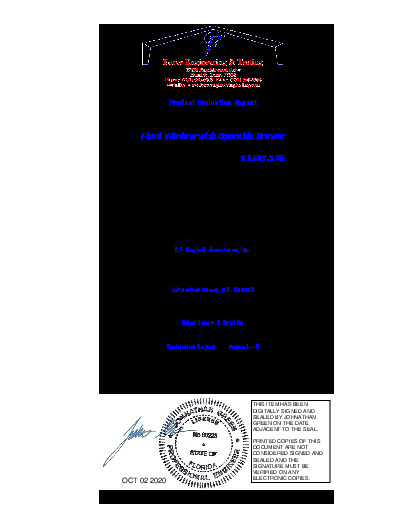 PR Instl Docs FL6587 R6 II FL6587.3 Eval Report w Details sealed
