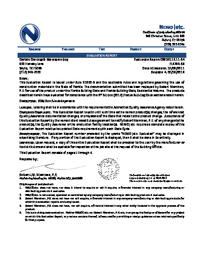 PR Instl Docs FL6785 R8 II 2019 02 FINAL ER CARLISLE UNDERLAYMENTS FL6785-R8