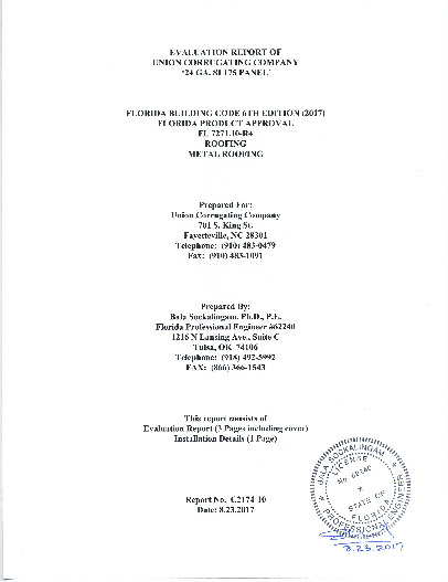 PR TECH DOCS FL7271 R4 AE EVALUATIONREPORTC2174 10