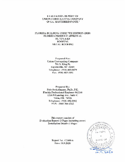PR Instl Docs FL7271 R5 II EvaluationReportC2400 6