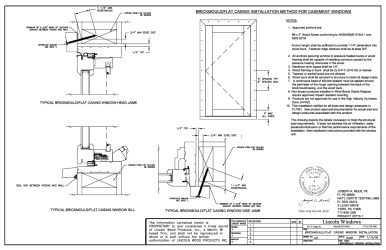 PR Instl Docs FL7461 R26 II FL7461-R24 Casement Brickmould 2020 FBC