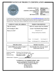 PR CERTIFICATE FL7533 R8 C CAC NI009357.04-R6 - STYLE VIEW - DH