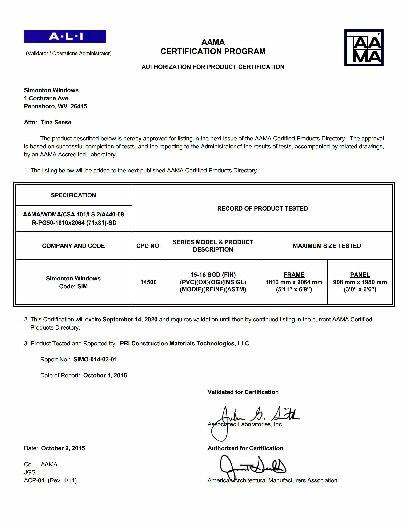 PR CERTIFICATE FL7612 R18 C CAC 15-16 2P SGD 71X81 R-PG50