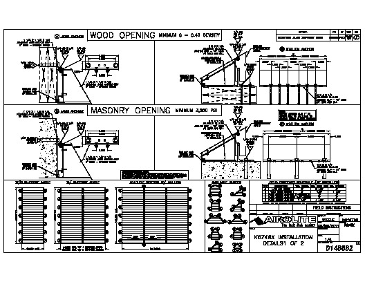 PR Instl Docs FL7708 R10 II K6746X Install Details - Clip Angle Mount