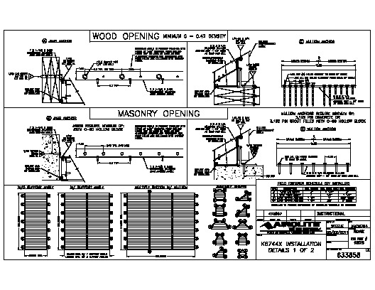 PR INSTL DOCS FL7708 R9 II K6744X INSTALL DETAILS - CONTINUOUS ANGLE MOUNT