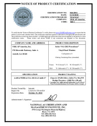 PR CERTIFICATE FL7829 R9 C CAC NI015091 - PRECEDENCE - FIXED