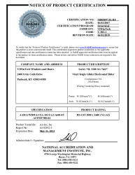 PR CERTIFICATE FL7883 R15 C CAC NI008097.01-R8