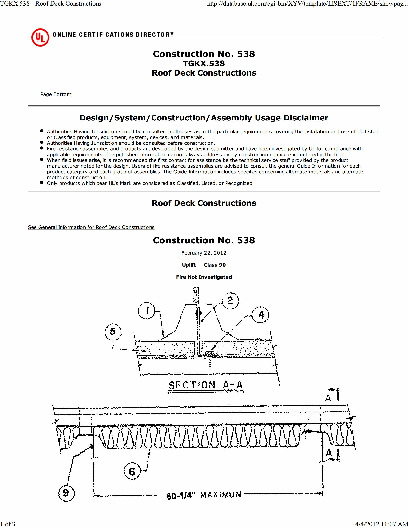 PR Instl Docs FL8051 R7 II Construction No 538 MasterLok FS