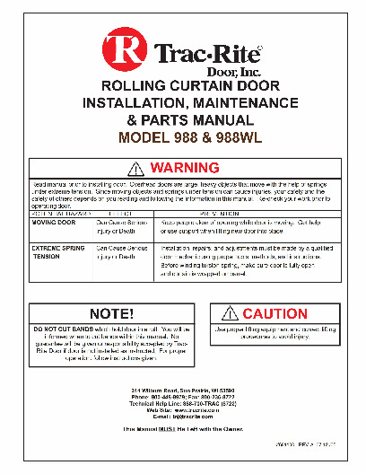 PR Instl Docs FL8055 R4 II printModel988A