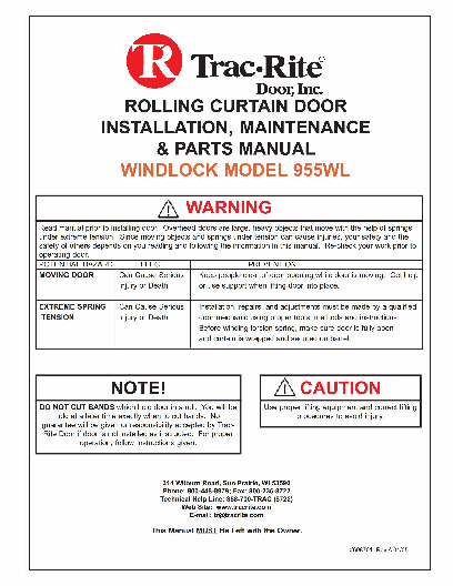 PR Instl Docs FL8055 R5 II 955WLManualB