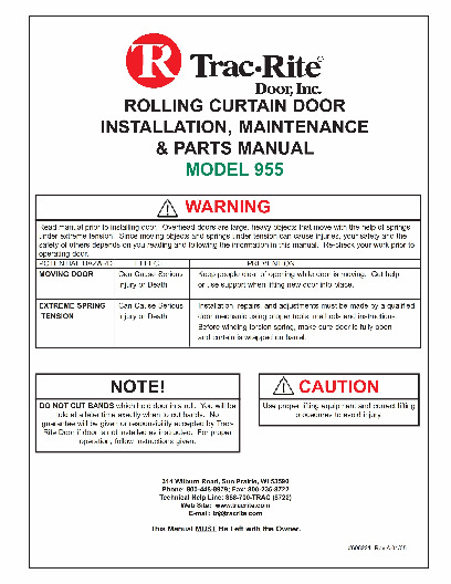 PR Instl Docs FL8055 R5 II 955manualB