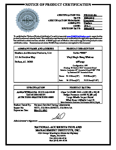 PR CERTIFICATE FL8153 R9 C CAC FL8153.4 NI013164-R2-SIGNED