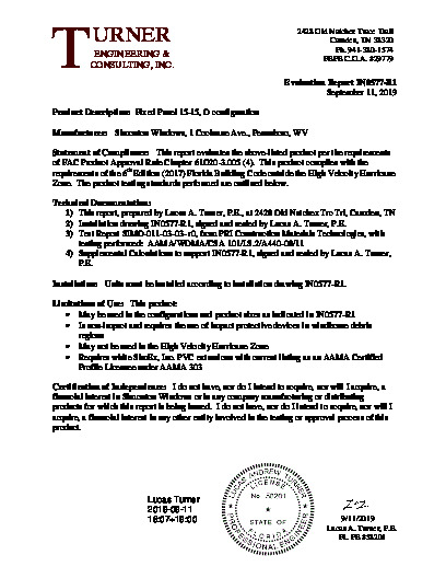 PR TECH DOCS FL8500 R15 AE EVALREPORT-IN0577-R1