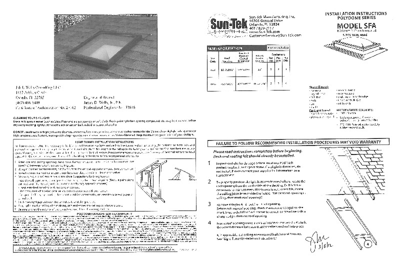 PR Instl Docs FL8617 R7 II 3 8 12 SFA 4646 Approved (2)