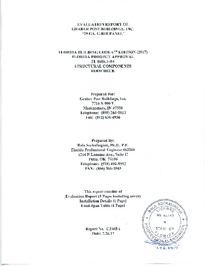 PR Instl Docs FL8686 R4 II EvaluationReportC2165 1