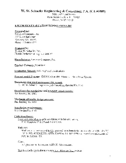 PR TECH DOCS FL8787 R12 AE EVALUATION REPORT WWS-305
