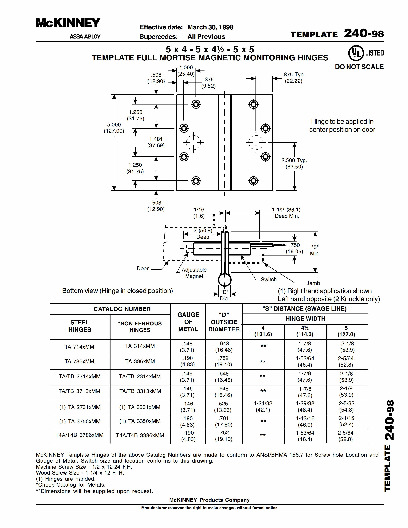 PR INSTL DOCS FL9003 R8 II 240TMP