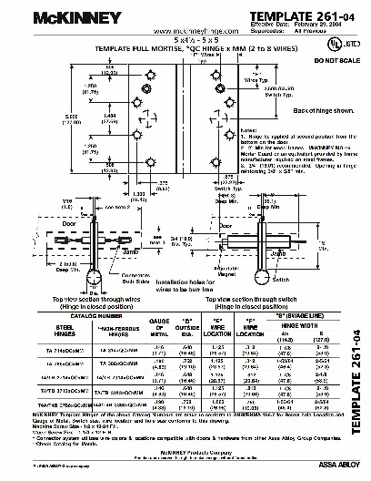 PR INSTL DOCS FL9003 R8 II 261TMP