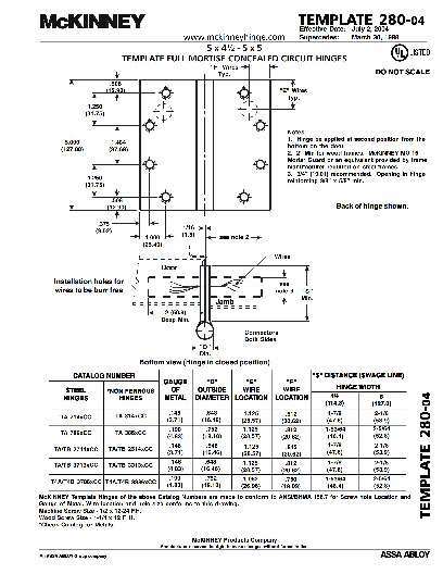 PR INSTL DOCS FL9003 R8 II 280TMP