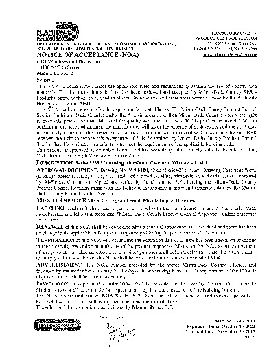 PR Instl Docs FL9065 R7 II 17-0918.11 Series 238 Outswing Alum Casement Window - LMI 