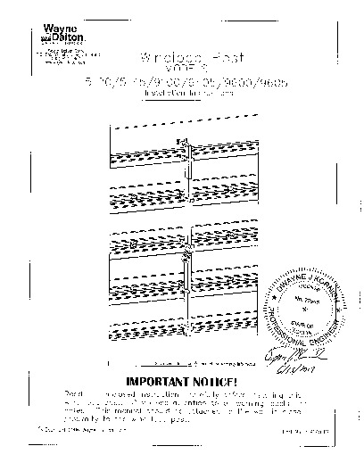 PR INSTL DOCS FL9174 R14 II 319040 P1 POST ISTALL INSTRUCTIONS SIGNED