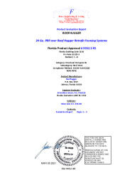 PR Instl Docs FL9352 R5 II 9352.3 24 Ga. PBR Structural Roof Panel NON HVHZ sealed
