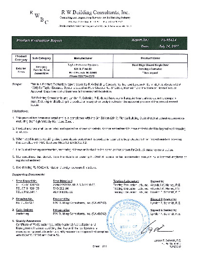 PR TECH DOCS FL9542 R4 AE (A) EVAL 9542.4