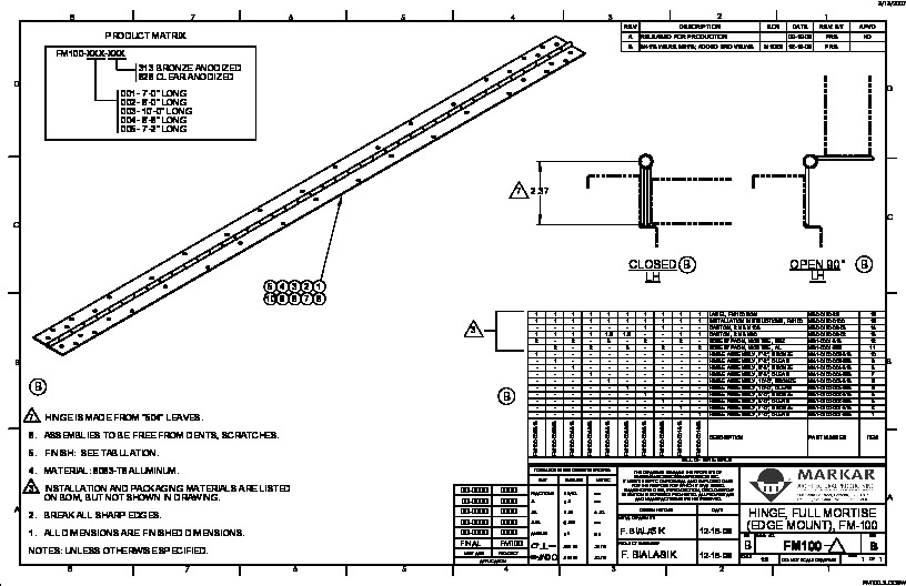 PR Instl Docs FL10057 R4 II FM100 B