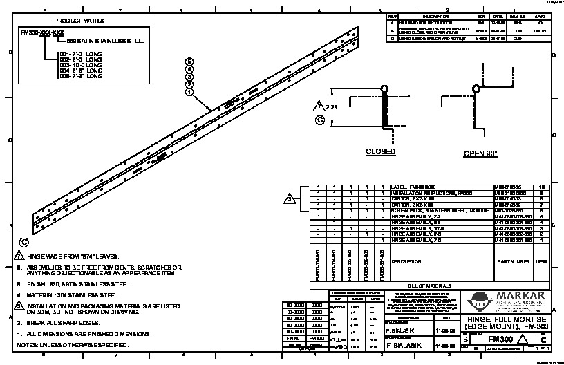 PR INSTL DOCS FL10057 R5 II FM300 C