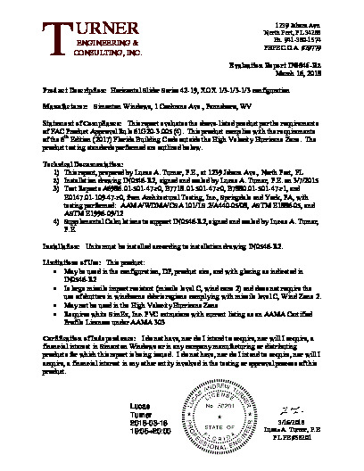 PR TECH DOCS FL10160 R15 AE EVALREPORT-IN0546-R2