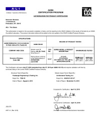 PR CERTIFICATE FL10160 R16 C CAC 07-20 HS IMPACT TEMPERED 43X63 R PG50