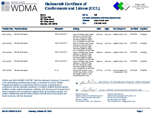 PR CERTIFICATE FL10172 R10 C CAC ELDG