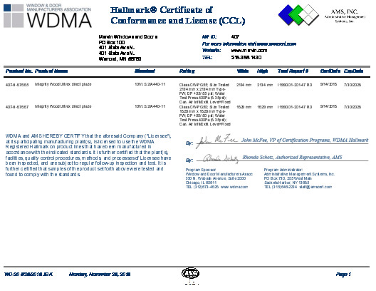 PR CERTIFICATE FL10172 R9 C CAC 407-H-876.85 .87 IDG
