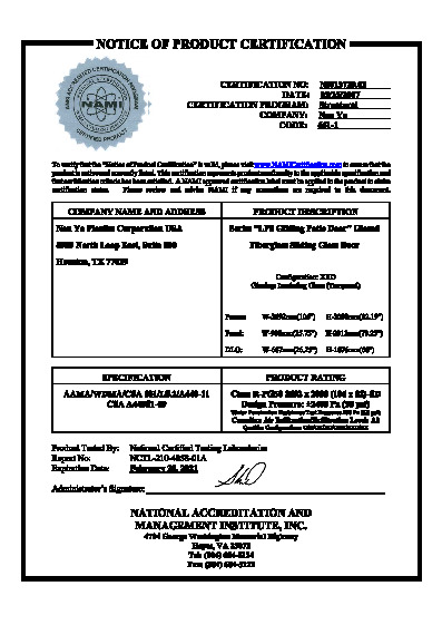 PR CERTIFICATE FL10181 R12 C CAC NI013729.03