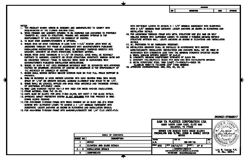 PR INSTL DOCS FL10181 R12 II 08-03118