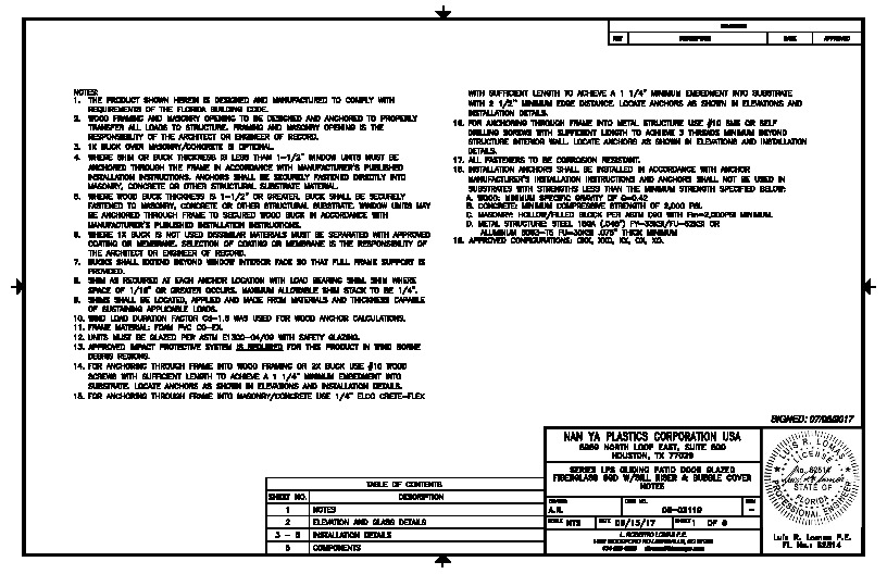 PR INSTL DOCS FL10181 R14 II 08-03119