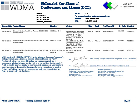 PR CERTIFICATE FL10191 R10 C CAC 407-H-1107.12.13.14