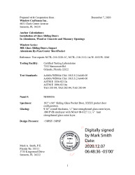 PR TECH DOCS FL10208 R8 AE GSD50 IMPACT EVAL