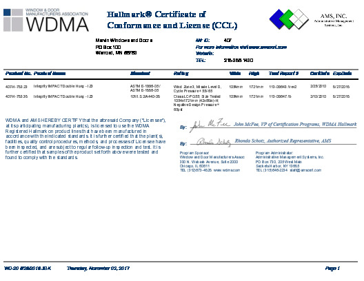 PR CERTIFICATE FL10257 R5 C CAC ITDH 4268