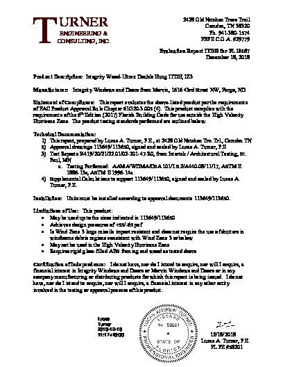PR INSTL DOCS FL10257 R6 II EVALREPORT-ITDH