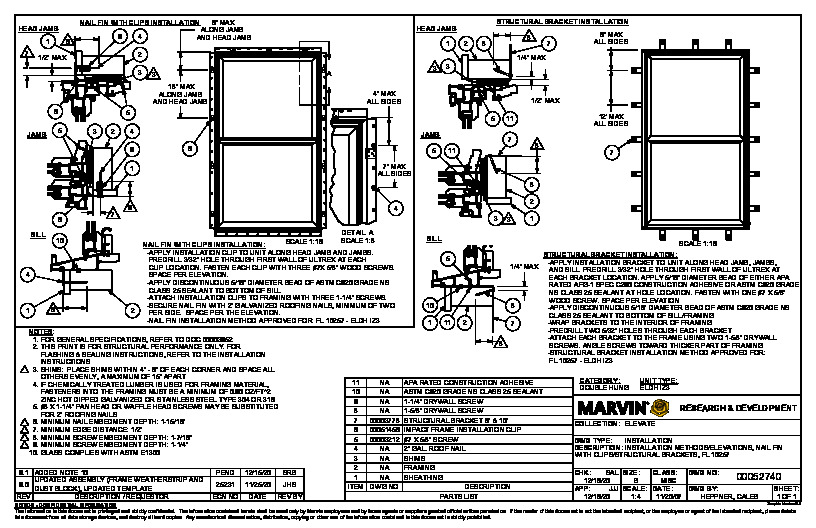 PR INSTL DOCS FL10257 R7 II 00052740 ELDH IZ3 FL10257 NF W. CLIPS SB
