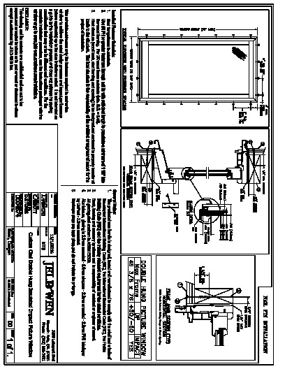 PR Instl Docs FL10338 R19 II Custom Clad DH Picture Impact Install 49x76 (10338.8)