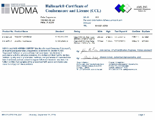 PR CERTIFICATE FL10354 R7 C CAC FL10354.6 CCL
