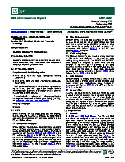 PR INSTL DOCS FL10456 R5 II ESR-2608